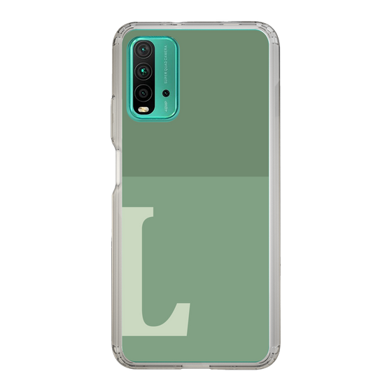 Slim Protection Case［ Original - initial two tone - L green ］