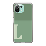 Slim Protection Case［ Original - initial two tone - L green ］