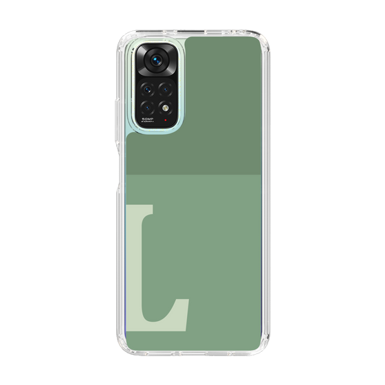 Slim Protection Case［ Original - initial two tone - L green ］