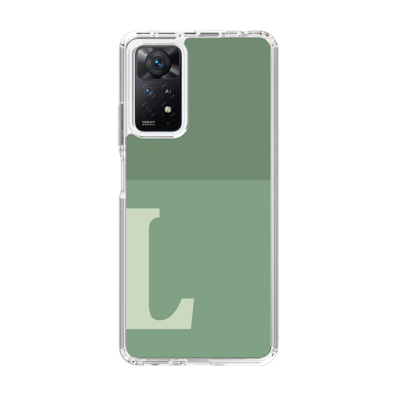 Slim Protection Case［ Original - initial two tone - L green ］