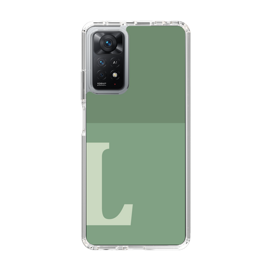 Slim Protection Case［ Original - initial two tone - L green ］