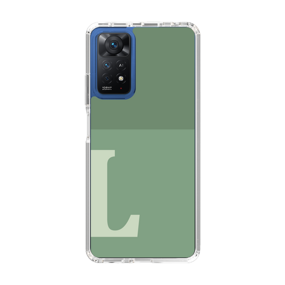 Slim Protection Case［ Original - initial two tone - L green ］