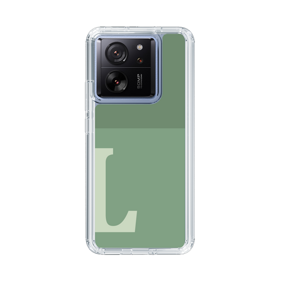 Slim Protection Case［ Original - initial two tone - L green ］