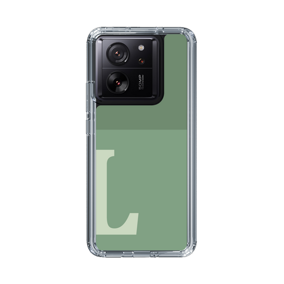 Slim Protection Case［ Original - initial two tone - L green ］