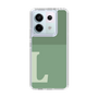 Slim Protection Case［ Original - initial two tone - L green ］