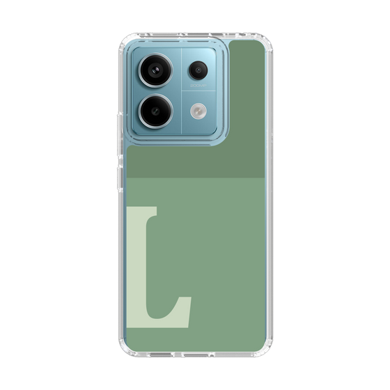 Slim Protection Case［ Original - initial two tone - L green ］