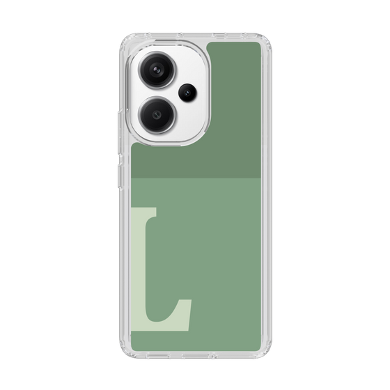 Slim Protection Case［ Original - initial two tone - L green ］