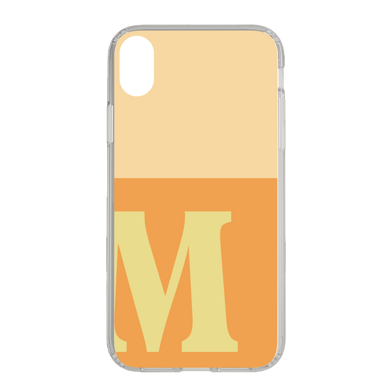 Slim Protection Case［ Original - initial two tone - M orange ］