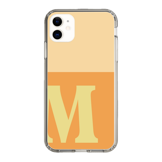 Slim Protection Case［ Original - initial two tone - M orange ］