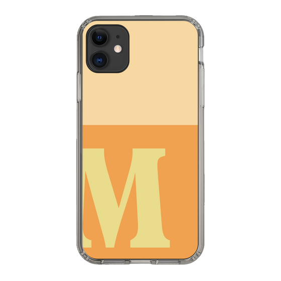 Slim Protection Case［ Original - initial two tone - M orange ］