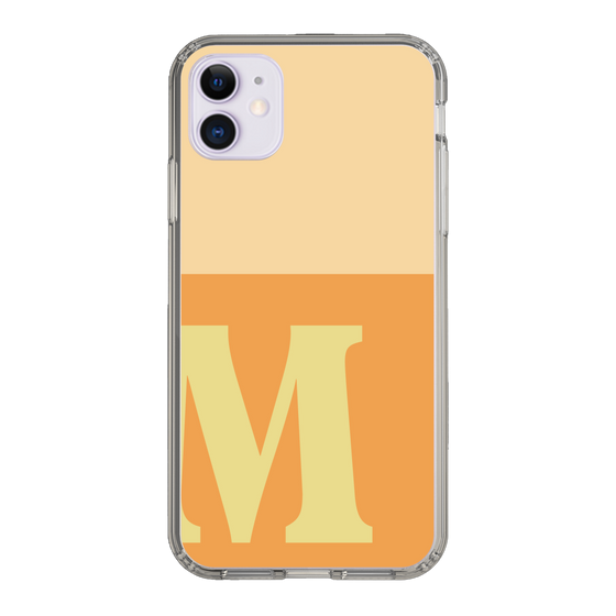 Slim Protection Case［ Original - initial two tone - M orange ］