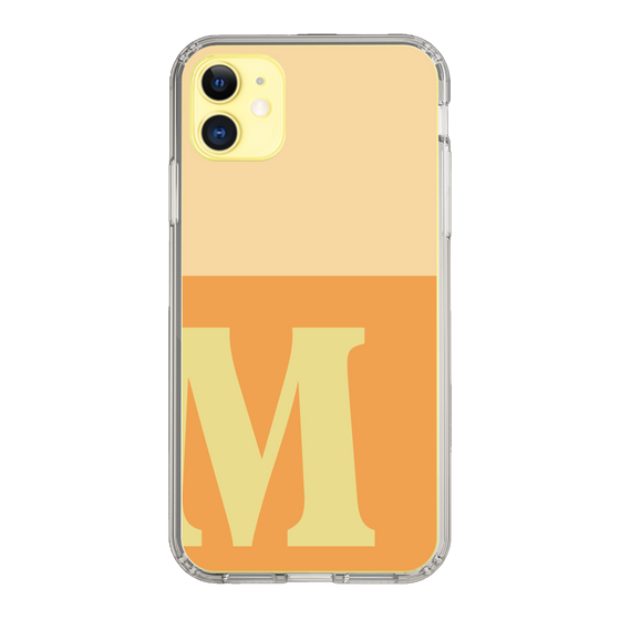 Slim Protection Case［ Original - initial two tone - M orange ］