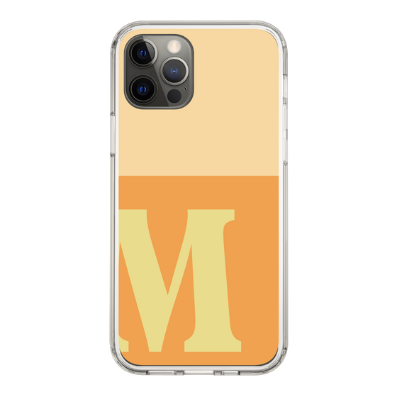 Slim Protection Case［ Original - initial two tone - M orange ］