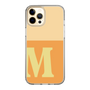 Slim Protection Case［ Original - initial two tone - M orange ］
