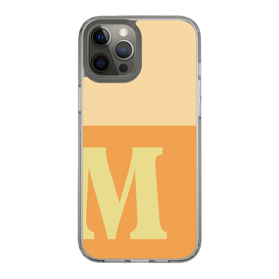 Slim Protection Case［ Original - initial two tone - M orange ］