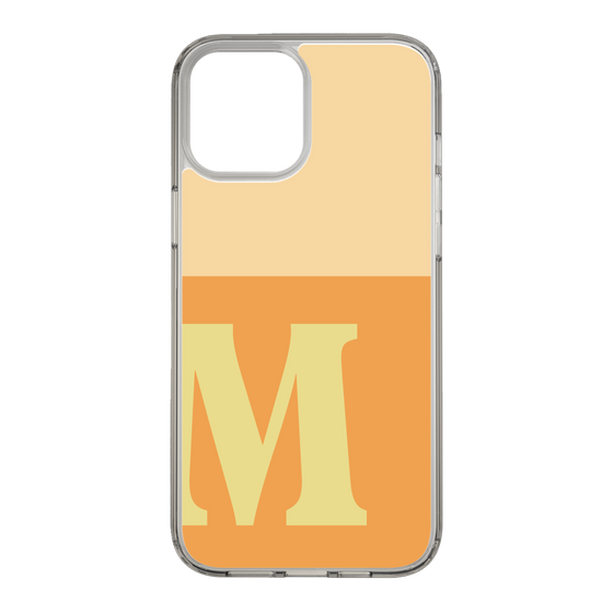 Slim Protection Case［ Original - initial two tone - M orange ］