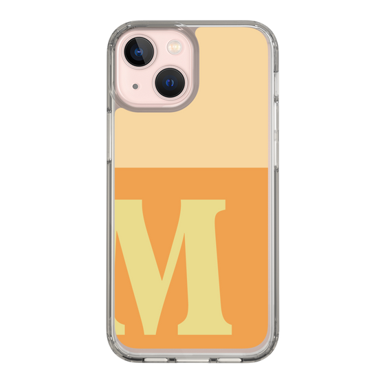 Slim Protection Case［ Original - initial two tone - M orange ］