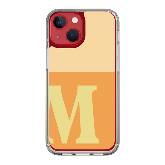 Slim Protection Case［ Original - initial two tone - M orange ］