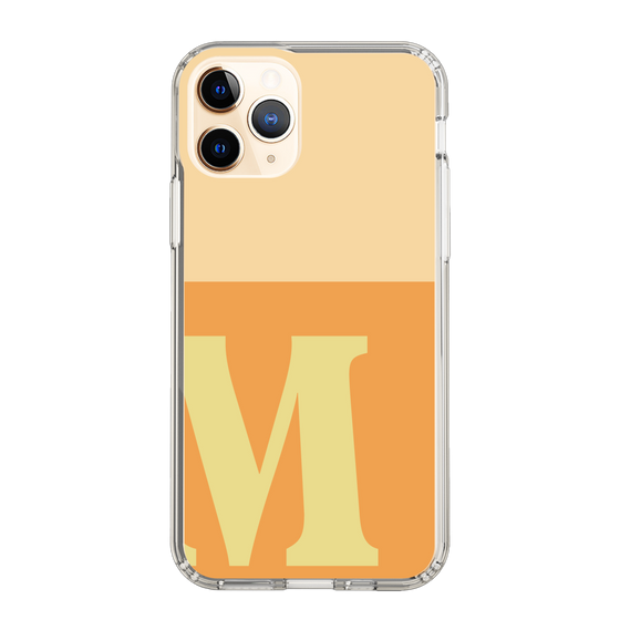 Slim Protection Case［ Original - initial two tone - M orange ］