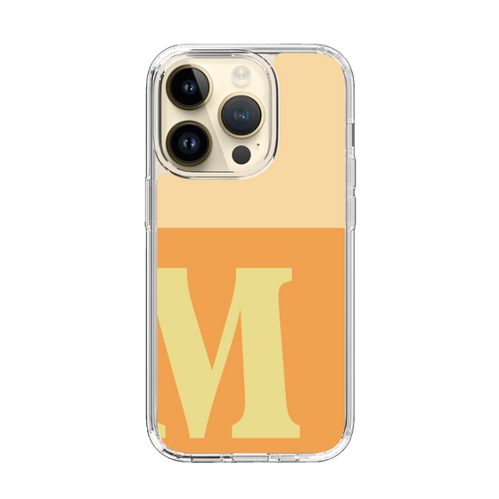 Slim Protection Case［ Original - initial two tone - M orange ］