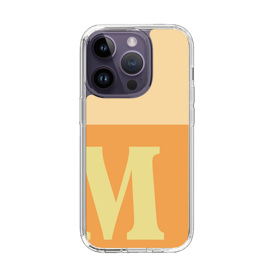 Slim Protection Case［ Original - initial two tone - M orange ］