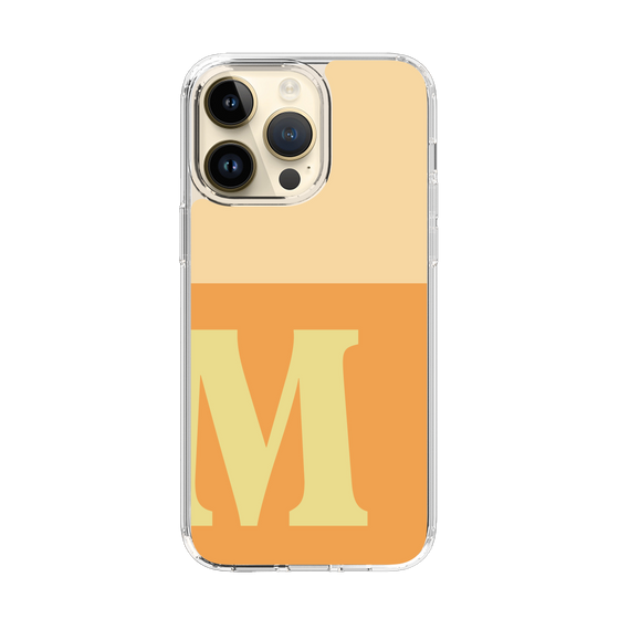 Slim Protection Case［ Original - initial two tone - M orange ］