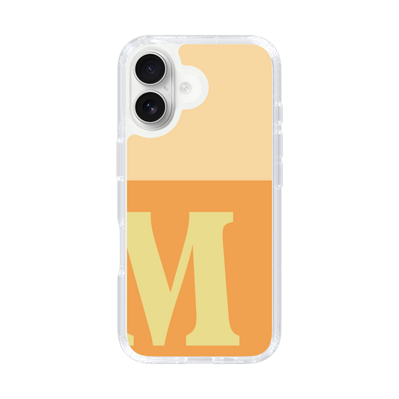 Slim Protection Case［ オリジナル - initial two tone - M orange ］