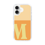 Slim Protection Case［ オリジナル - initial two tone - M orange ］