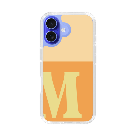Slim Protection Case［ オリジナル - initial two tone - M orange ］