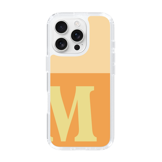 Slim Protection Case［ オリジナル - initial two tone - M orange ］