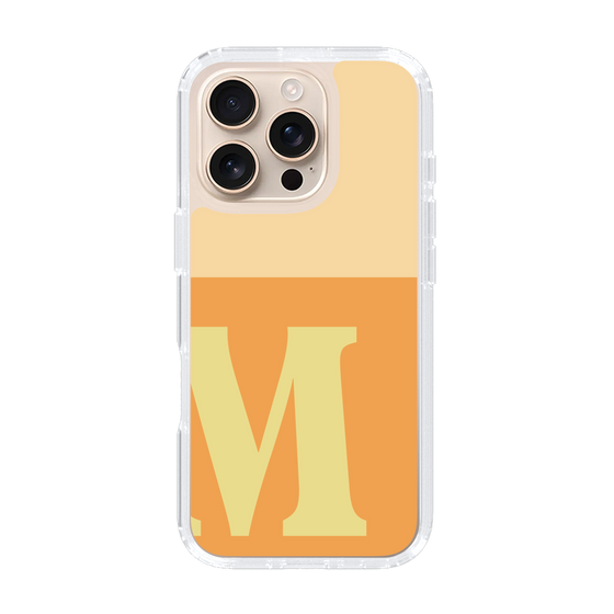 Slim Protection Case［ オリジナル - initial two tone - M orange ］