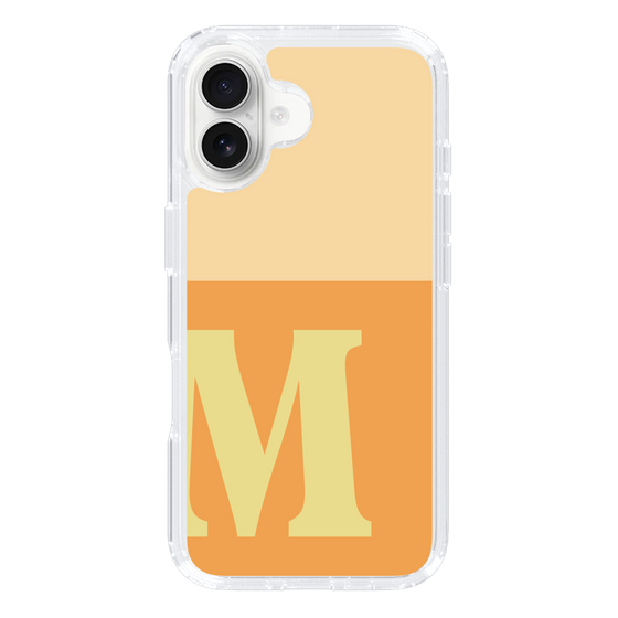 Slim Protection Case［ オリジナル - initial two tone - M orange ］