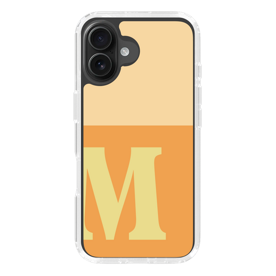 Slim Protection Case［ オリジナル - initial two tone - M orange ］
