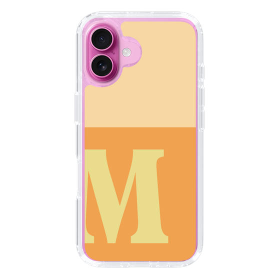Slim Protection Case［ オリジナル - initial two tone - M orange ］