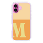 Slim Protection Case［ オリジナル - initial two tone - M orange ］