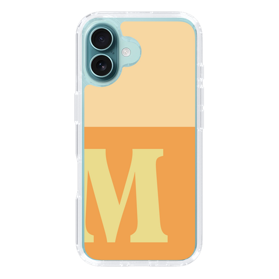 Slim Protection Case［ オリジナル - initial two tone - M orange ］