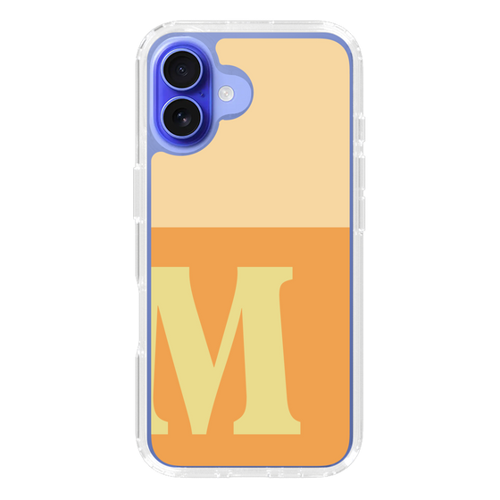 Slim Protection Case［ オリジナル - initial two tone - M orange ］