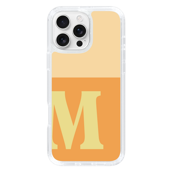 Slim Protection Case［ オリジナル - initial two tone - M orange ］
