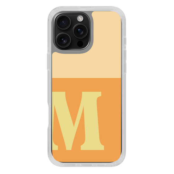 Slim Protection Case［ オリジナル - initial two tone - M orange ］