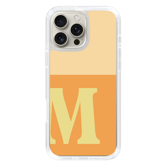 Slim Protection Case［ オリジナル - initial two tone - M orange ］