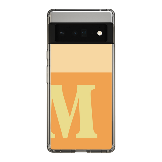 Slim Protection Case［ Original - initial two tone - M orange ］