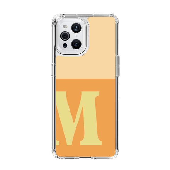 Slim Protection Case［ Original - initial two tone - M orange ］