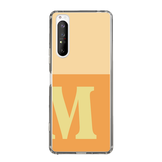 Slim Protection Case［ Original - initial two tone - M orange ］