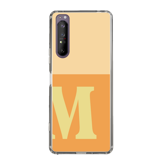 Slim Protection Case［ Original - initial two tone - M orange ］