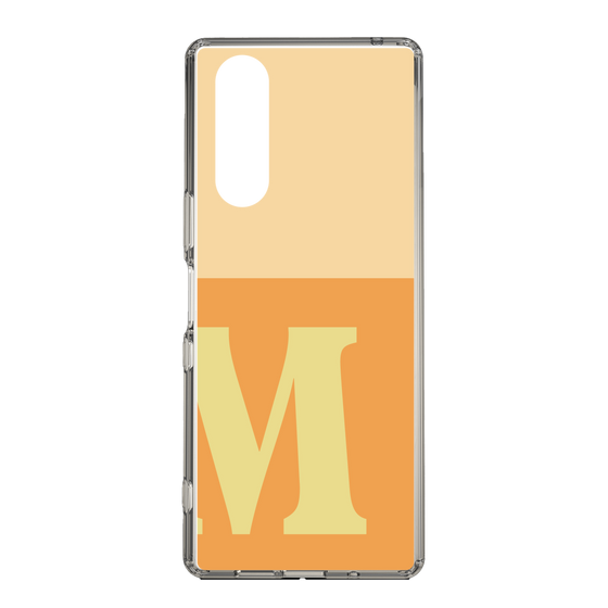 Slim Protection Case［ Original - initial two tone - M orange ］