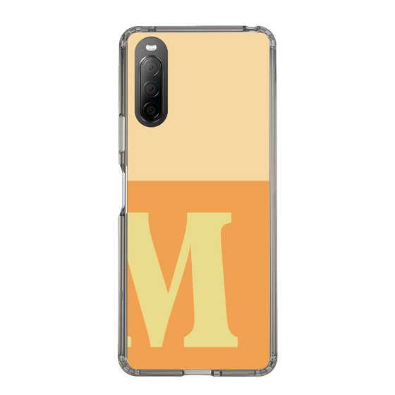 Slim Protection Case［ Original - initial two tone - M orange ］