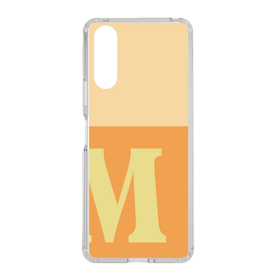 Slim Protection Case［ Original - initial two tone - M orange ］