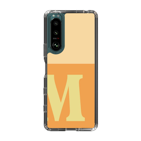 Slim Protection Case［ Original - initial two tone - M orange ］
