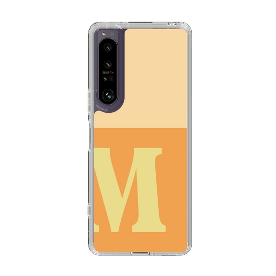 Slim Protection Case［ Original - initial two tone - M orange ］
