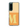 Slim Protection Case［ Original - initial two tone - M orange ］